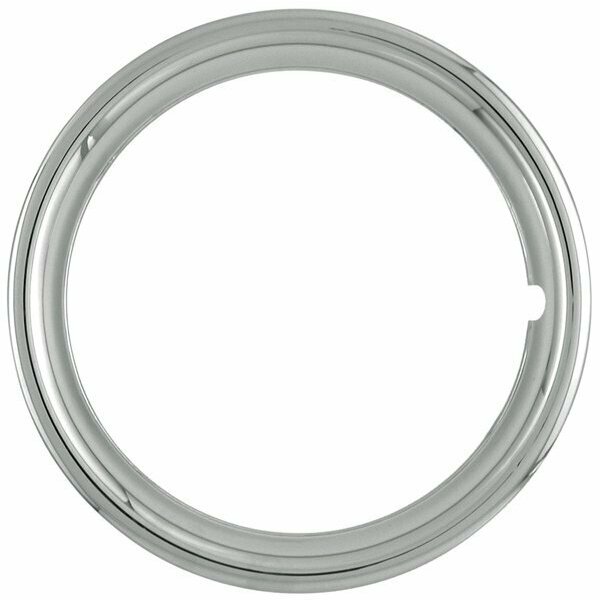 Coast2Coast 17" Diameter, 1-1/2" Depth, Chrome Plated, ABS Plastic, Set Of 4 IWC1517P